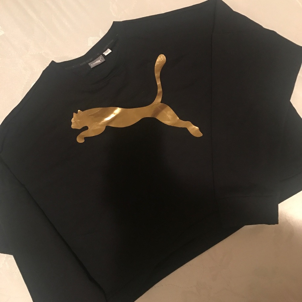 Puma slight crop top crewneck